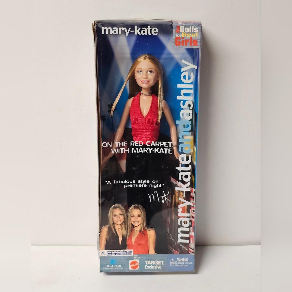 Mary-Kate And Ashley On The Red Carpet With Mary-Kate Doll 2002 Mattel Autograph